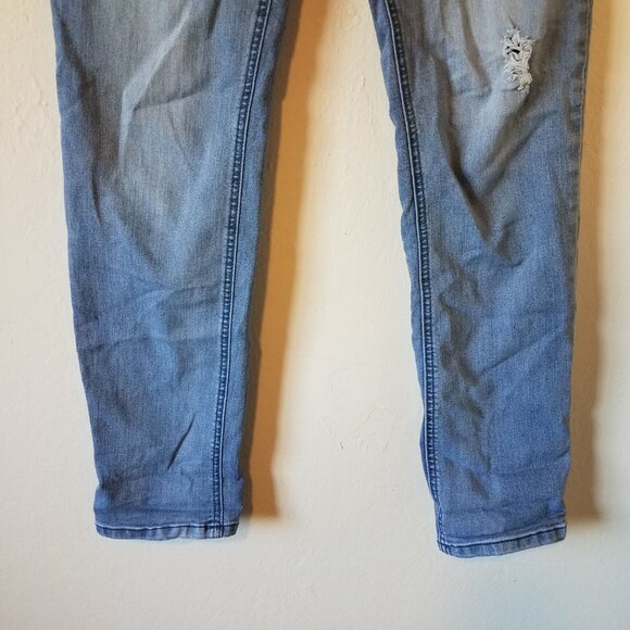 Democracy "Ab" Technology Distressed Straight Leg Jeans Women's 4 B2029Q4G3XX - Picture 2 of 11